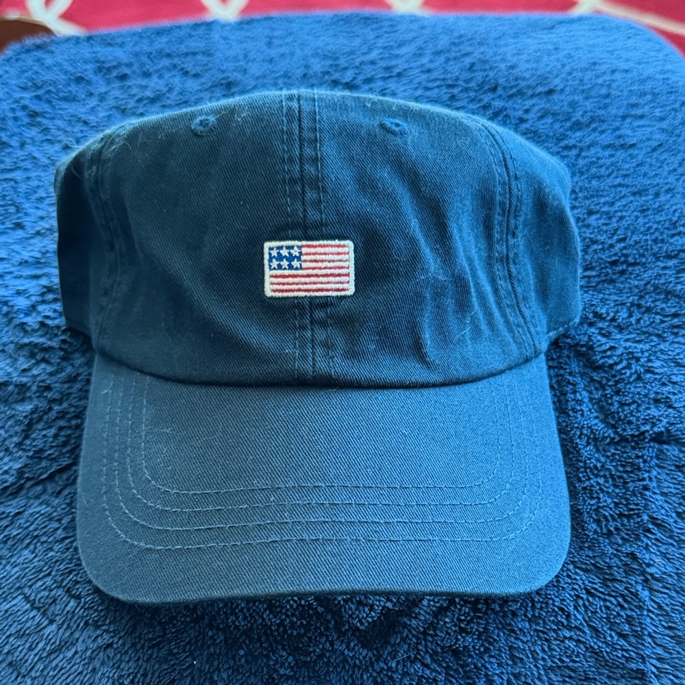 American Flag Navy Baseball Hat